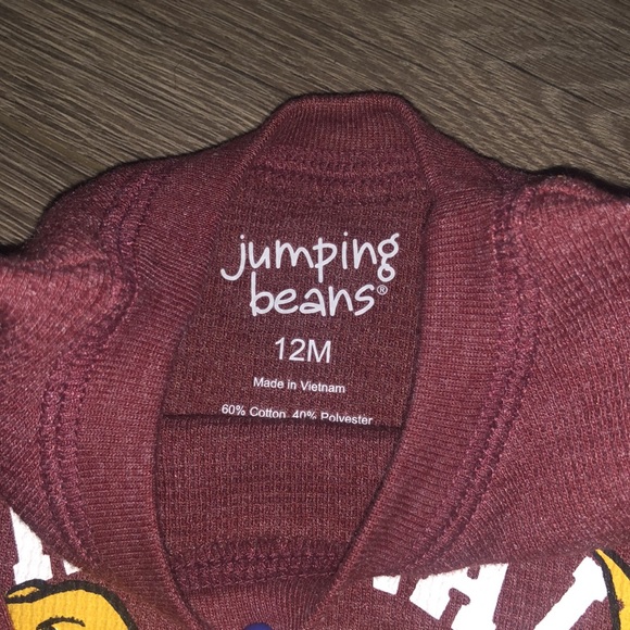 Two 12m NEW Jumping Beans Long Sleeve Graphic Tee - Picture 6 of 7